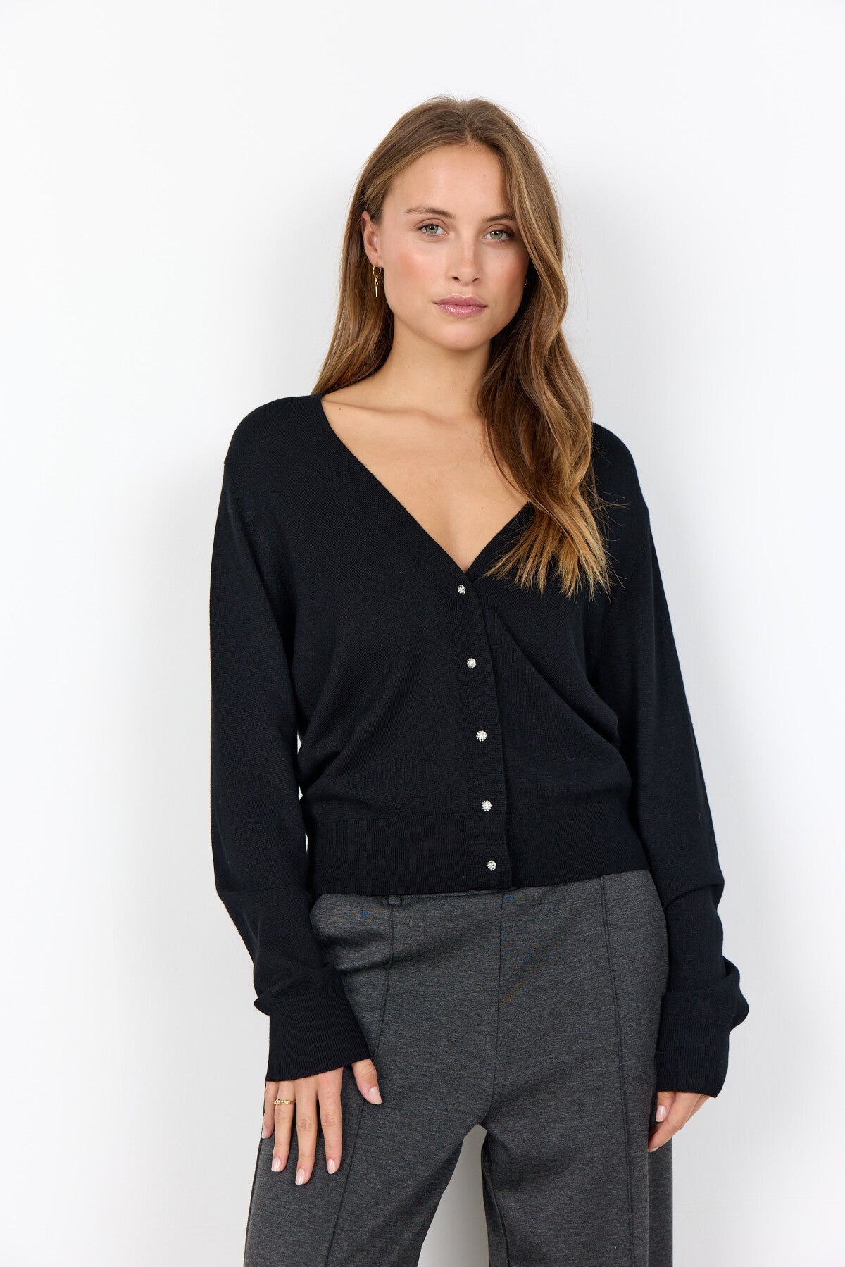 SC-DOLLIE 746 Cardigan Svart