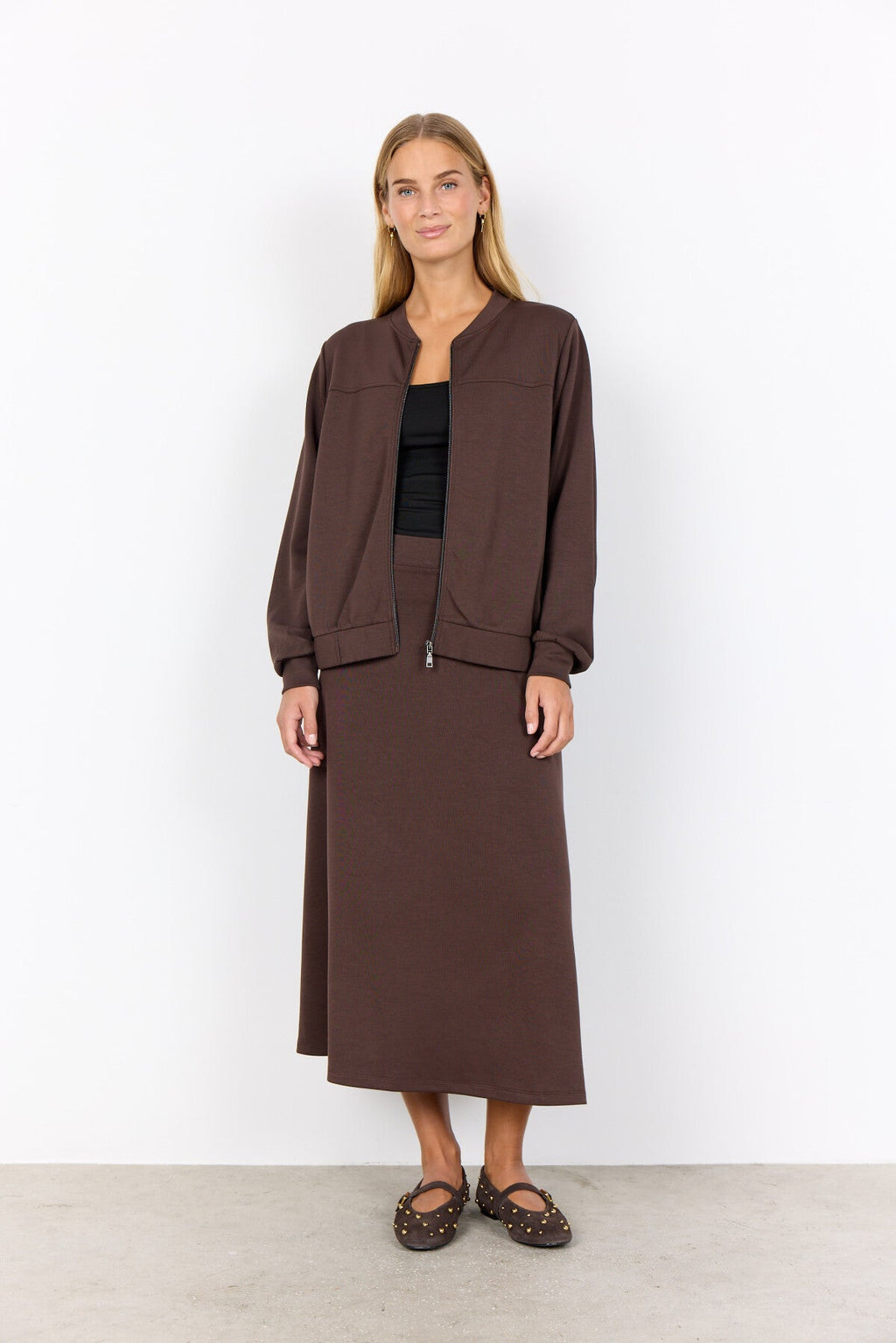 SC-BANU 260 Sweatshirt Mörkbrun