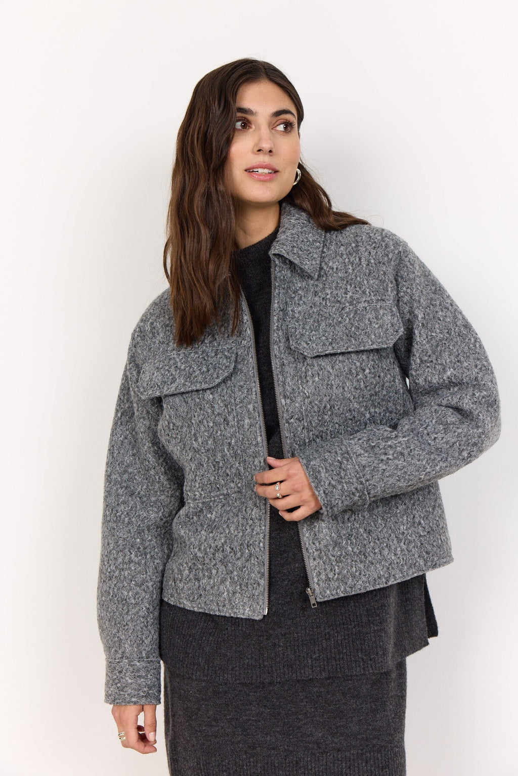 SC-VIVEKA 1 Jacka Grå